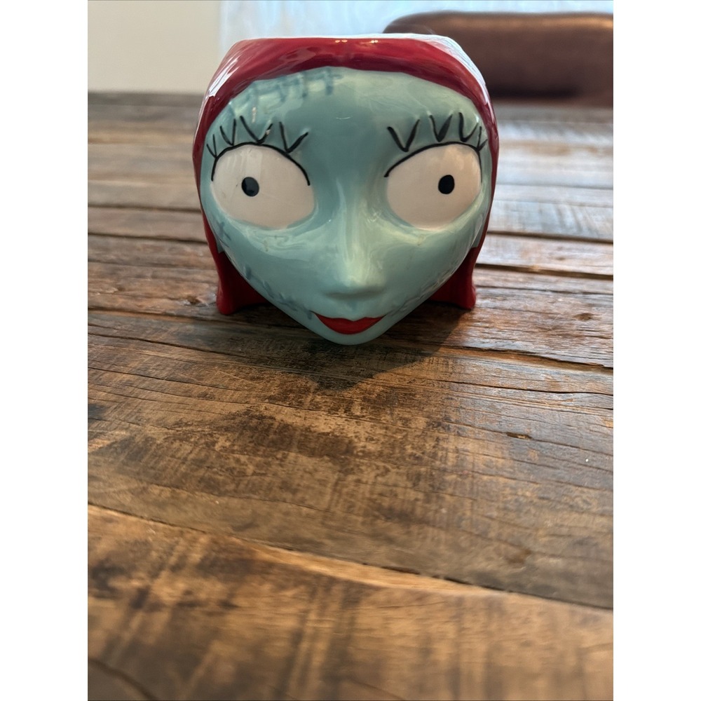 Sally Ragdoll Nightmare Before Christmas Mug Halloween Coffee Cup 3D Head Disney